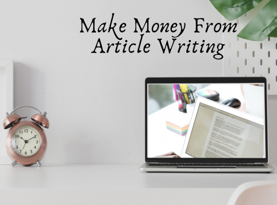 make money from article writing